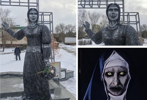 Обещала вернуться: Жуткому взгляду памятника Аленке под Нововоронежем нашлось объяснение