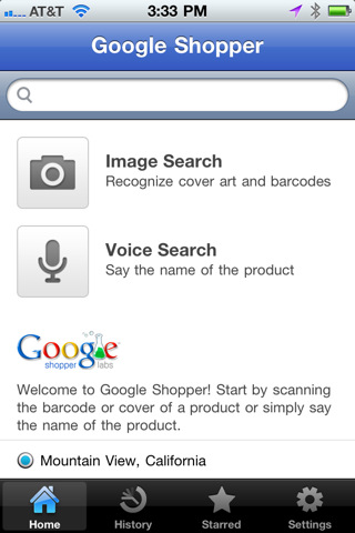 google shopper iphone