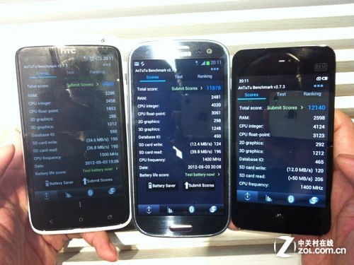 Всплыли шпионские фото HTC One X, Samsung S III и MEIZU MX benchmark